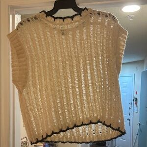 2X Polagram Cream Vest